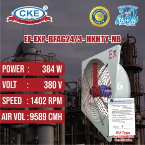 Exhaust Fan EF-EXP-BFAG24/3-HKHTY-NB<br> 3 3
