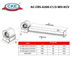 Air Curtain AC-CRS-A200-C1/3-WH-KCV 4 ac_crs_a200_c13_wh_kcv_04