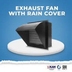 Exhaust Fan with Rain Cover