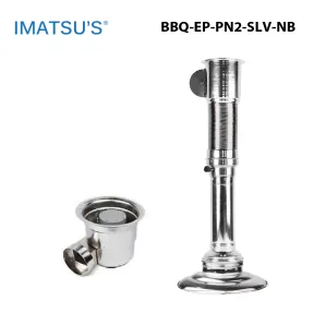Korean barbeque Exhaust<br> BBQ-EP-PN2-SLV-NB 2 bbq_ep_pn2_slv_nb_02
