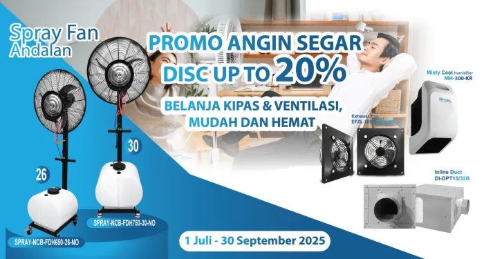 Angin Segar Datang Lagi! Diskon Hingga 20% untuk Produk Pilihan