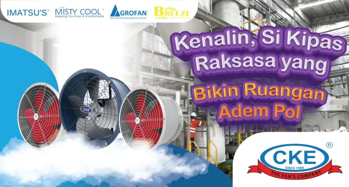 Saatnya Lawan Gerah! Mobile Drum Fan, Si Kipas Super Andal untuk Ruangan Besar