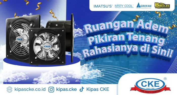 Exhaust Fan: Kipas Dinding Kuat, Kencang, dan Super Efisien
