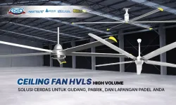BLOG Ceiling Fan HVLS Solusi Cerdas untuk Gudang Pabrik dan Lapangan Padel Anda blog banner 31 januari 2026 02