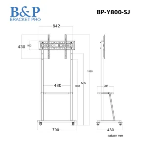 Bracket BP-Y800-SJ 2 bp_y800_sj_02