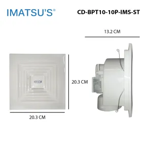 Ceiling Duct CD-BPT10-10P-IMS-ST 3 cd_bpt10_10p_ims_st_03