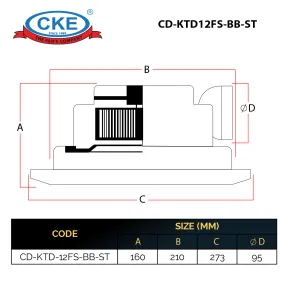 Ceiling Duct CD-KTD12FS-BB-ST<br> 3 cd_ktd12fs_bb_st_03