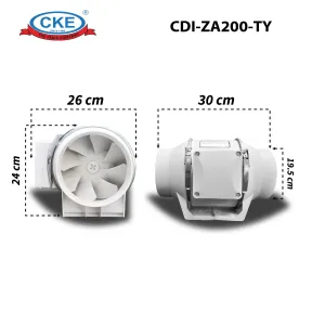 Inline Duct CDI-ZA200-TY 3 cdi_za200_ty_03