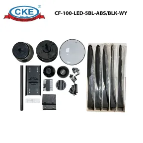 Ceiling Fan CF-100-LED-5BL-ABS/BLK-WY 5 cf_100_led_5bl_absblk_wy_05