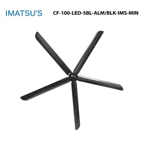 Ceiling Fan CF-100-LED-5BL-ALM/BLK-IMS-MIN 5 cf_100_led_5bl_almblk_ims_min_05