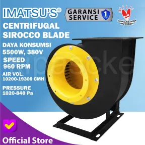 Centrifugal Fan  1 cf_11_62_5a_3_5_5kw_6p_xy_tokped