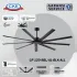 Ceiling Fan CF-120-9BL/AL-BLK-ALL cf 120 9blal blk all 02