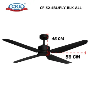 Ceiling Fan CF-52-4BL/PLY-BLK-ALL 3 cf_52_4bl_ply_blk_all_03