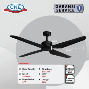 Ceiling Fan CF-52-4BL/PLY-BLK-ALL 3 cf_52_4bl_ply_blk_all_07