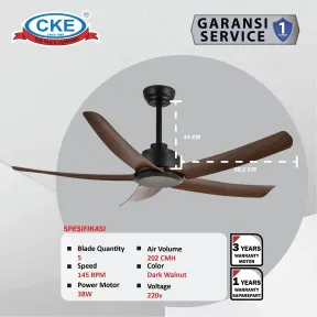 Ceiling Fan CF-54-5BL/ABS-BLK/DW-ALL 3 cf_54_5blabs_blkdw_all_03