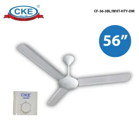 Ceiling Fan CF-56-3BL/WHT-HTY-DM<br> 1 cf_56_3blwht_hty_dm_01