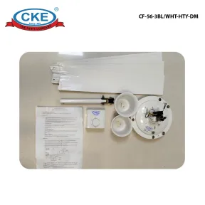 Ceiling Fan CF-56-3BL/WHT-HTY-DM<br> 4 cf_56_3blwht_hty_dm_04