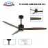 Ceiling Fan CF-60-3BL/ABS-BLK/DW-ALL cf 60 3bl abs blk dw all 02