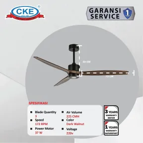 Ceiling Fan CF-60-3BL/ABS-BLK/DW-ALL 3 cf_60_3blabs_blkdw_all_03