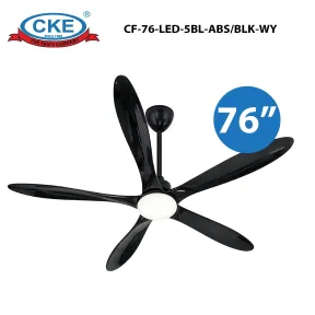 Ceiling Fan CF-76-LED-5BL-ABS/BLK-WY 1 cf_76_led_5bl_absblk_wy_01