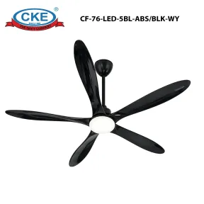 Ceiling Fan CF-76-LED-5BL-ABS/BLK-WY 2 cf_76_led_5bl_absblk_wy_02