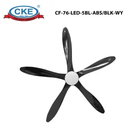 Ceiling Fan CF-76-LED-5BL-ABS/BLK-WY 3 cf_76_led_5bl_absblk_wy_03