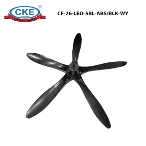 Ceiling Fan CF-76-LED-5BL-ABS/BLK-WY 4 cf_76_led_5bl_absblk_wy_04