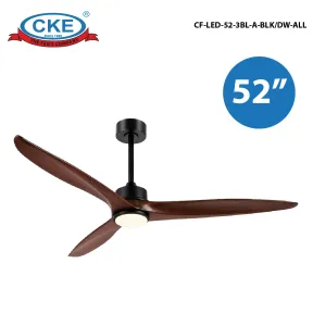 Ceiling Fan CF-LED-52-3BL-A-BLK/DW-ALL 1 cf_led_52_3bl_a_blkdw_all_01