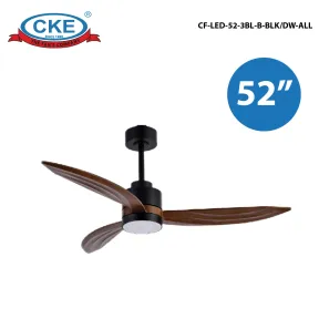 Ceiling Fan CF-LED-52-3BL-B-BLK/DW-ALL 1 cf_led_52_3bl_b_blkdw_all_01