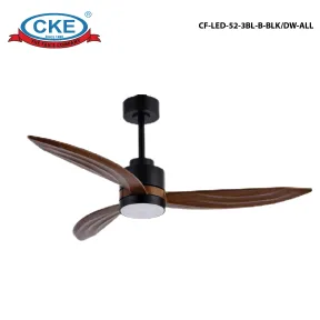 Ceiling Fan CF-LED-52-3BL-B-BLK/DW-ALL 2 cf_led_52_3bl_b_blkdw_all_02