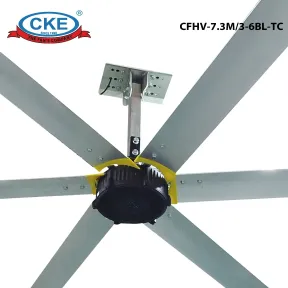 HVLS Fan CFHV-7.3M/3-6BL-TC 3 cfhv_7_3m3_6bl_tc_03