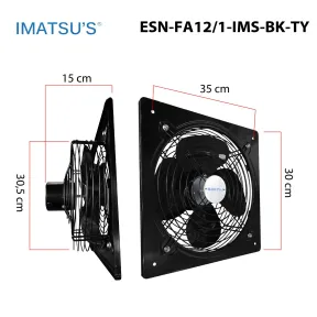 Exhaust Fan ESN-FA12/1-IMS-BK-TY 3 esn_fa121_ims_bk_ty_08
