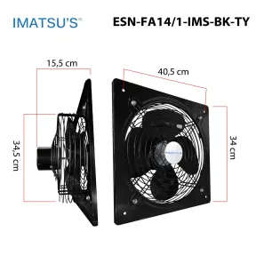 Exhaust Fan ESN-FA14/1-IMS-BK-TY 3 esn_fa141_ims_bk_ty_13