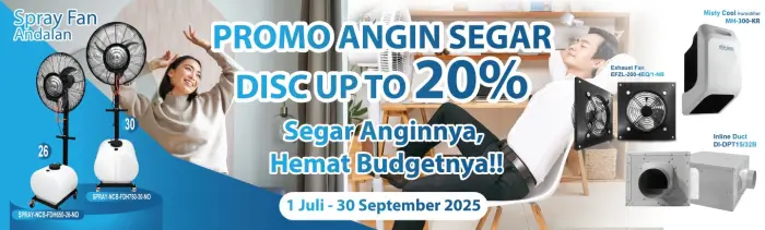 Angin Segar Datang Lagi! Diskon Hingga 20% untuk Produk Pilihan
