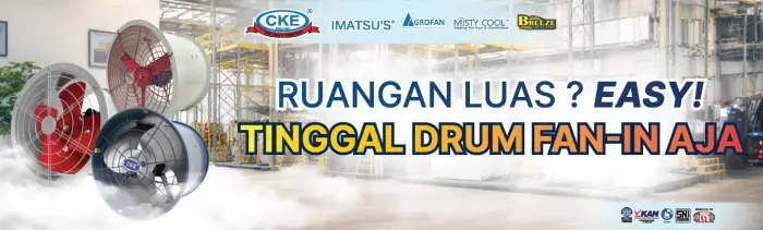 Saatnya Lawan Gerah! Mobile Drum Fan, Si Kipas Super Andal untuk Ruangan Besar