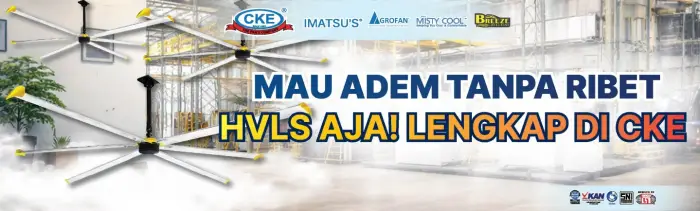 Hemat Energi Tapi Tetap Adem? Kenalan Sama HVLS Fan!