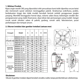 Exhaust Fan EEN-D24/1-YL 4 instalasi_produk_een_d10_1_yl_w