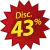 Disc 43% 30 Sept