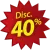Disc 40% 30 Sept