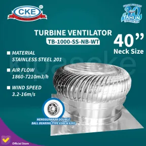 Turbin Ventilator TB-1000-SS-NB-WT 1 tb_1000_ss_nb_wt_01