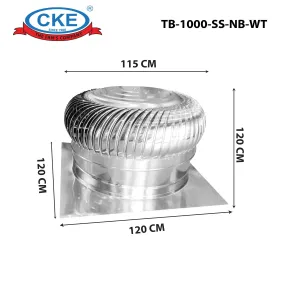 Turbin Ventilator TB-1000-SS-NB-WT 2 tb_1000_ss_nb_wt_32