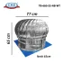 Turbin Ventilator TB-680-SS-NB-WT<br> ec_turbin_ventilator_tb_ss_nb_wt