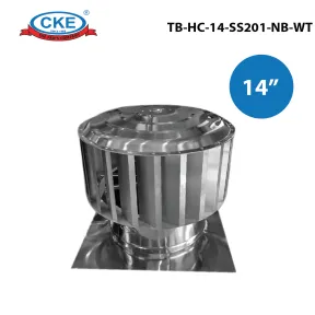 Turbin Ventilator TB-HC-14-SS201-NB-WT<br> 1 tb_hc_14_ss201_nb_wt_01