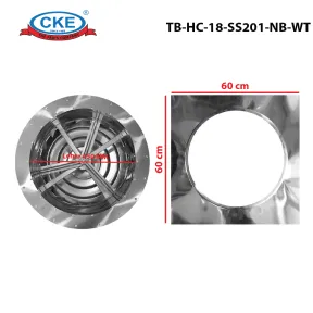 Turbin Ventilator TB-HC-18-SS201-NB-WT<br> 3 tb_hc_18_ss201_nb_wt_03