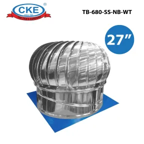 Turbin Ventilator TB-680-SS-NB-WT<br> 1 tb_ss_nb_wt