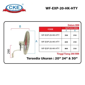 Wall Fan WF-EXP-20-HK-HTY<br> 6 wf_exp_20_hk_hty_06