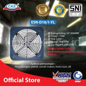 Exhaust Fan ESN-D16/1-YL 1 ~item/2021/12/17/esn_d16_1_yl_1w