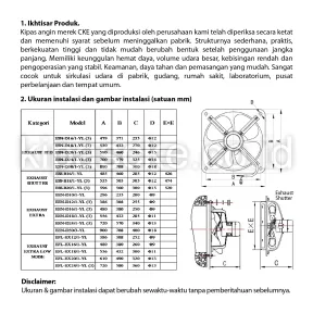 Exhaust Fan ESN-D16/1-YL 3 ~item/2021/12/17/esn_d16_1_yl_3w